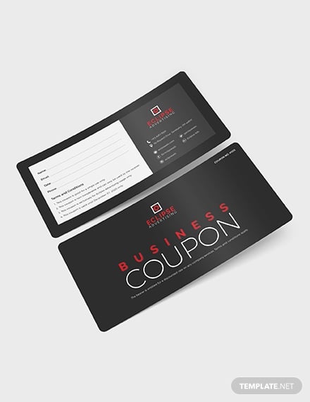 business coupon template
