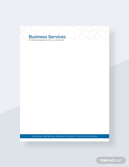 business-services-letterhead-template