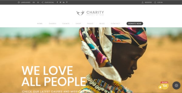 charity hub automated wordpress theme