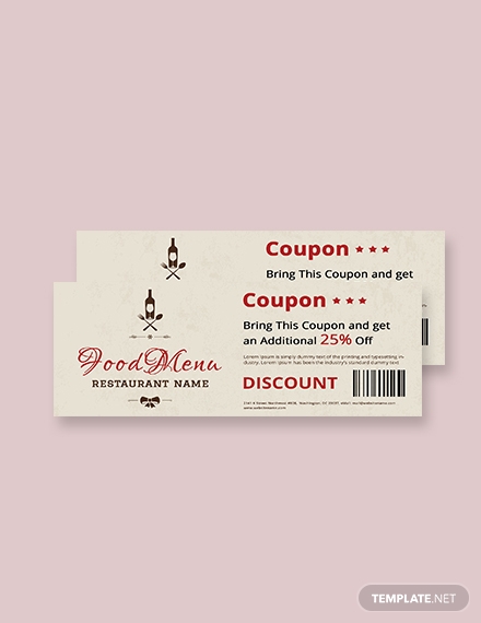 christmas coupon template