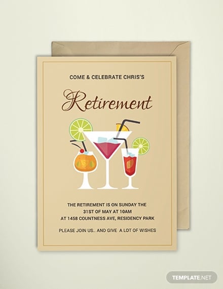 come and celebrate retirement party