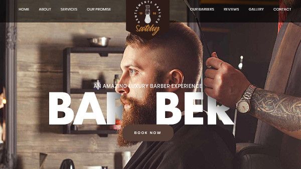 composer barber fully responsive wordpress theme