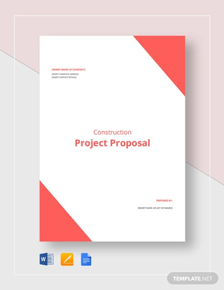 19 FREE Construction Proposal Templates Word PDF Excel Google 