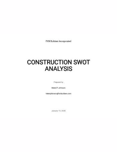 construction-swot-analysis-template