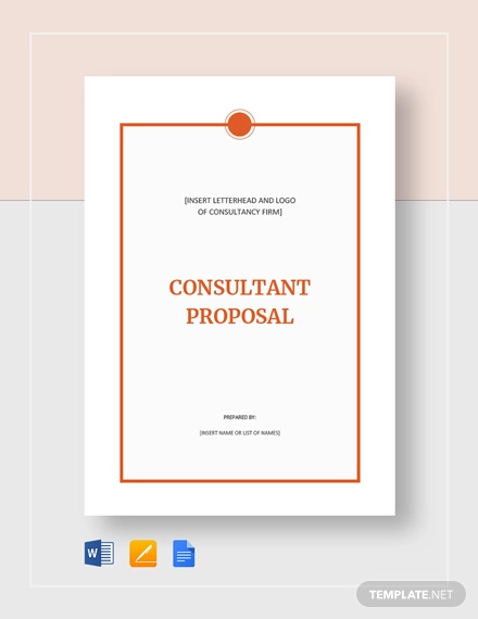 20+ Consulting Proposal Templates - Word, PDF, Google Docs, Apple Pages ...