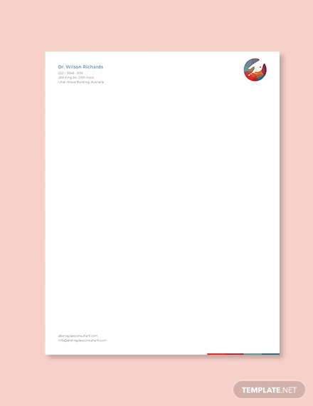 7  Simple Office Letterhead Templates Word PDF