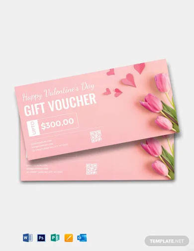 editable valentine day gift voucher