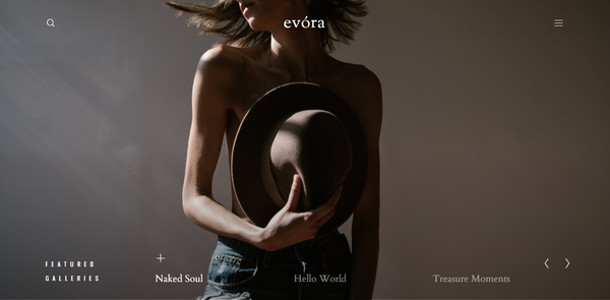 evóra fully layered wordpress theme