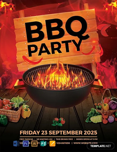 free-bbq-party-flyer-template