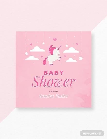 free baby shower card