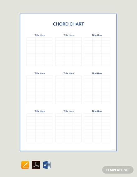 free chord chart template