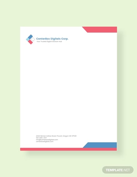 free-company-letterhead-template