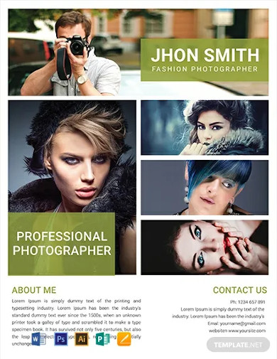 free fashion photography flyer template1