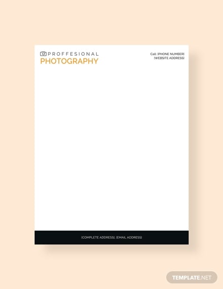 free-photography-letterhead-template