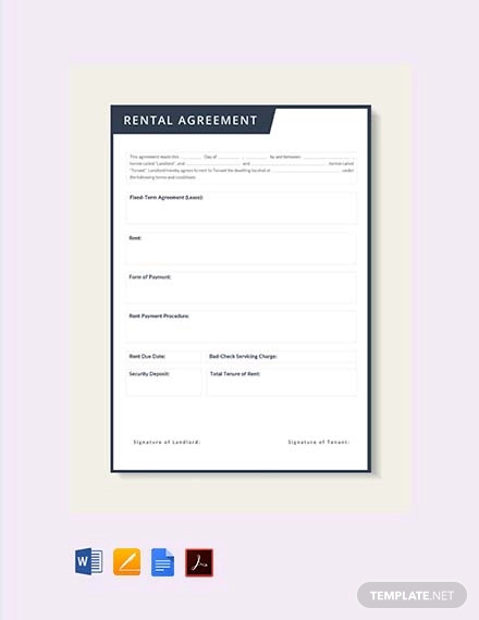 21+ Free Lease Agreement Templates - Word, PDF