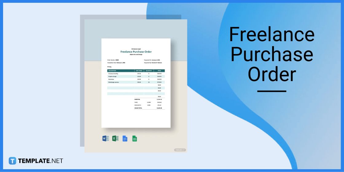 freelance purchase order template