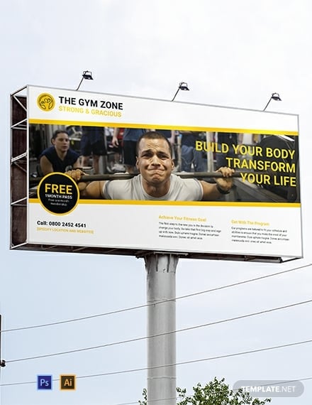 gym-billboard-banner-template