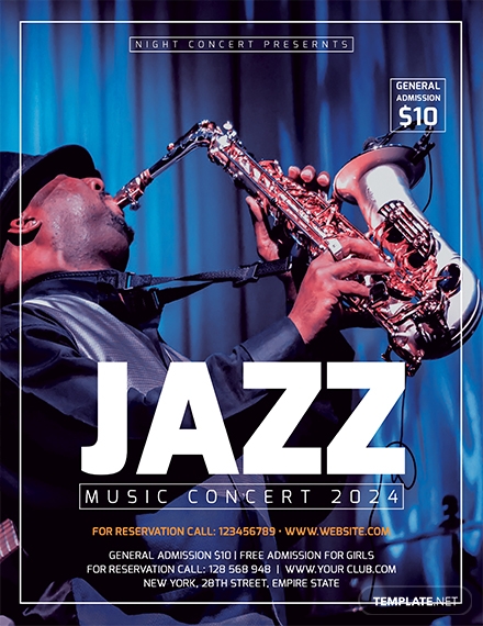 jazz concert flyer