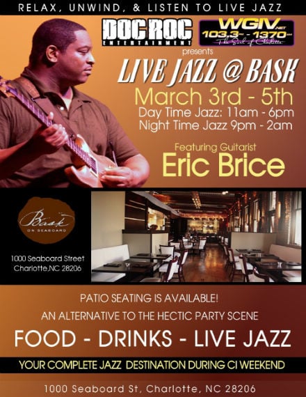 jazz event flyer