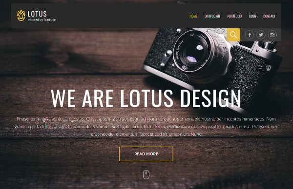 lotus browser compatible wordpress theme