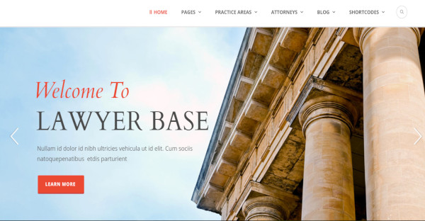 lawyers base – ideal lawyers attorneys wordpress theme