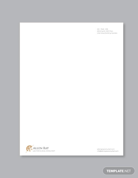 12+ Legal Letterhead Templates - Free Word, PDF Format Download