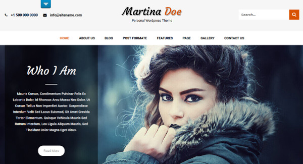 martina doe multilingual wordpress theme