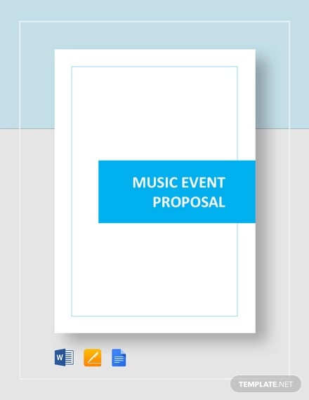 music-event-proposal-template