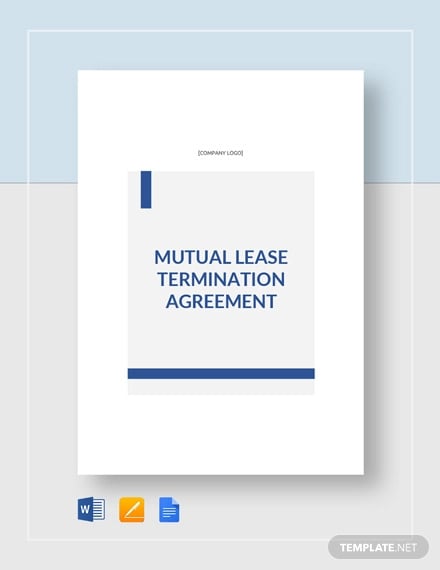 mutual lease termination agreement template
