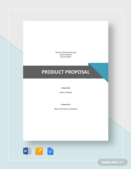 Product template example