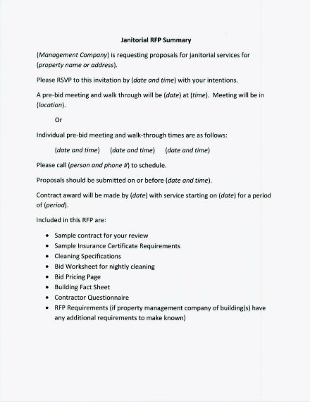 How To Write A Cleaning Proposal 11 Templates To Download 9731