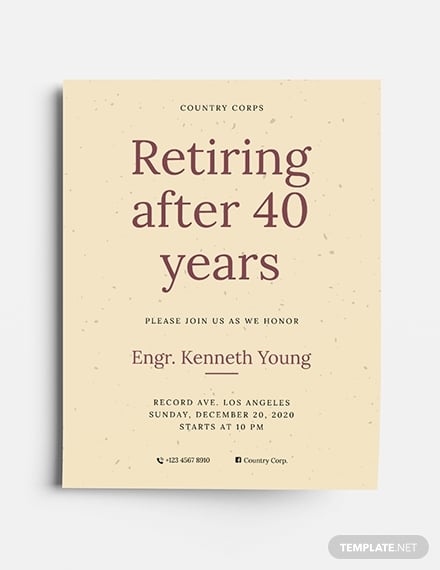 retiring after 40 years