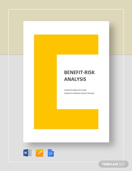 risk benefit analysis template