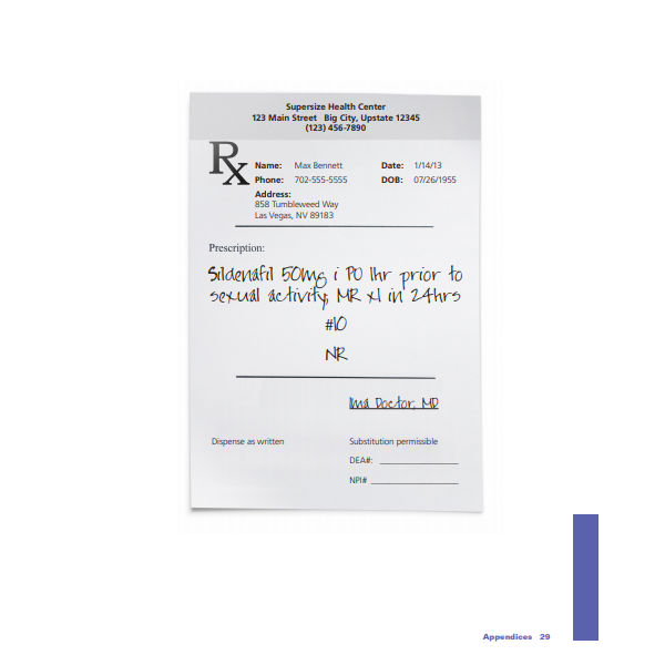 sample blank prescription template