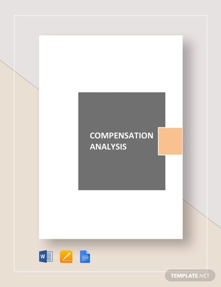 sample compensation analysis template