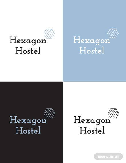 sample hostel logo template