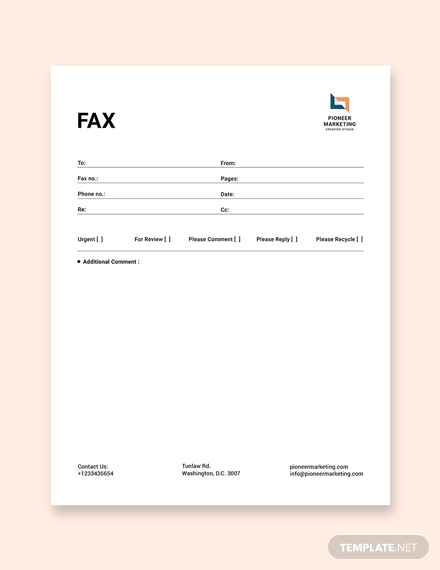 sample-marketing-agency-fax-paper