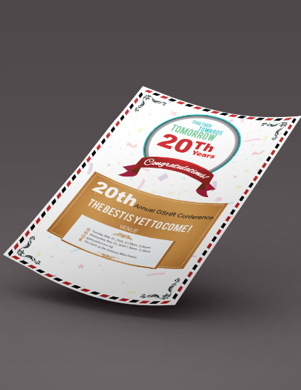simple annual conference invitation format