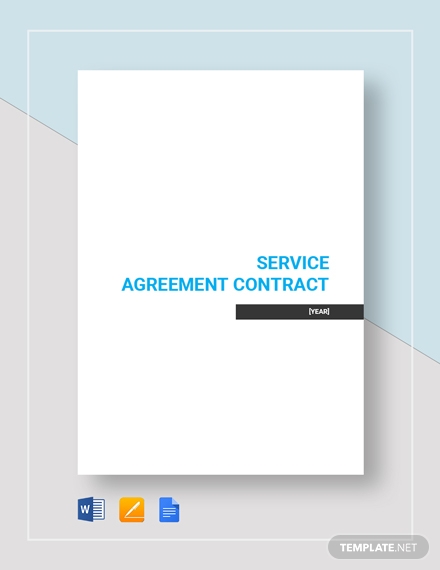 simple service agreement contract template