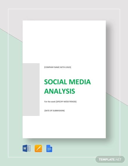 social media analysis template