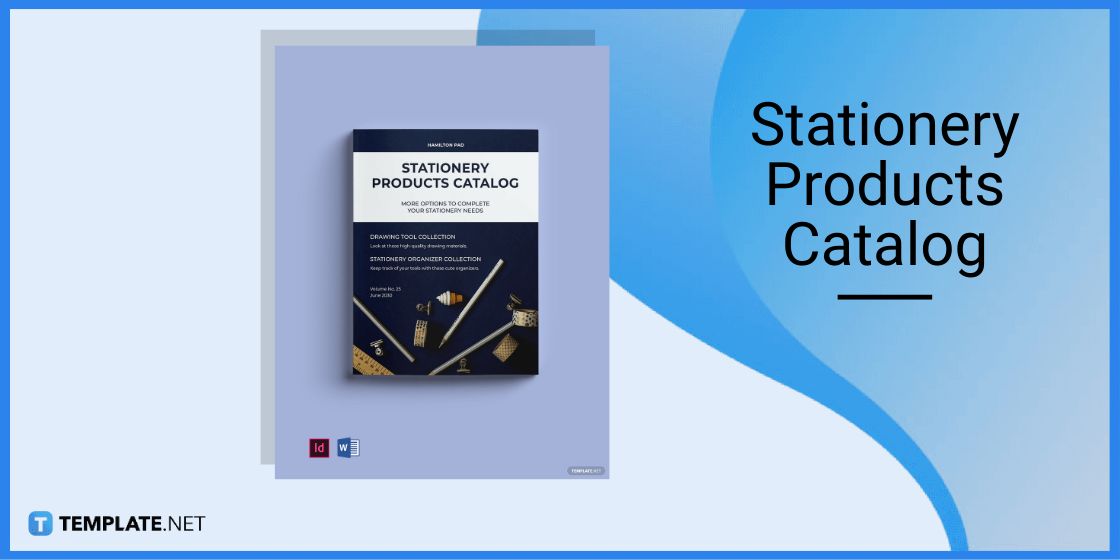 stationery products catalog template