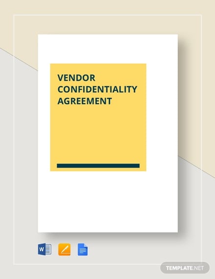 vendor-confidentiality-agreement-template