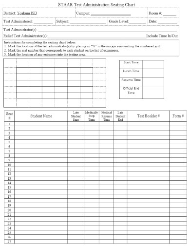 17+ Seating Chart Templates in Google Docs