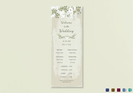 wedding-program-card
