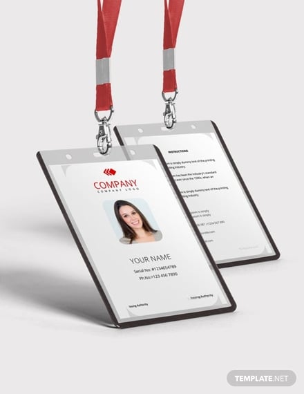 worker id card template