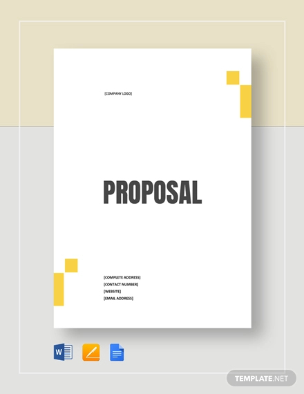 53+ Simple Proposal Templates - Word, PDF, Google Docs | Free & Premium