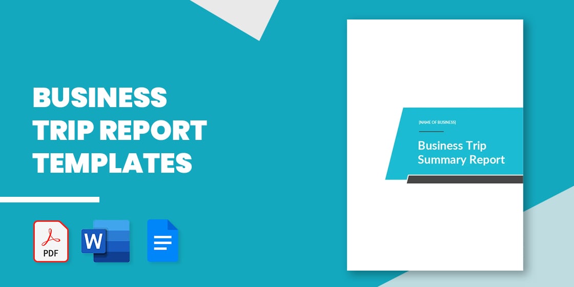 business trip report template word free