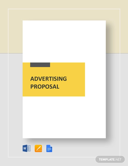 17+ Advertising Proposal Templates - Word, PDF, Pages, Google Docs