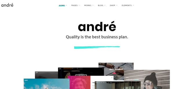 andré – seo optimized wordpress theme