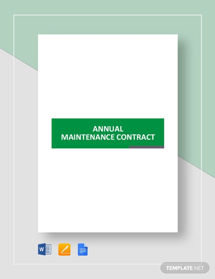 annual maintenance contract